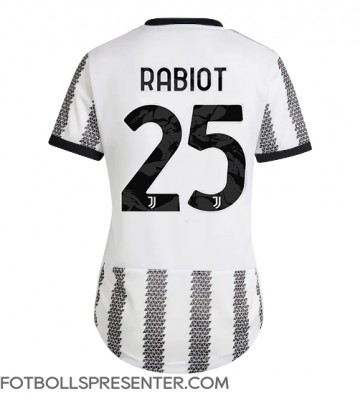 Juventus Adrien Rabiot #25 Hemma Matchtröja Dam 2022-23 Kortärmad